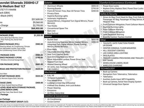 New 2026 Chevrolet Silverado 3500 LT w/ Safety Package AWD/4WD image 6