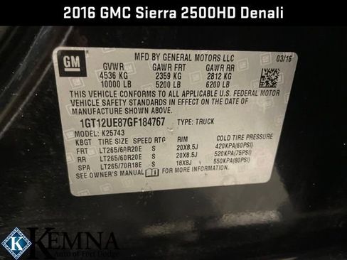 Used 2016 GMC Sierra 2500 Denali w/ Duramax Plus Package image 33