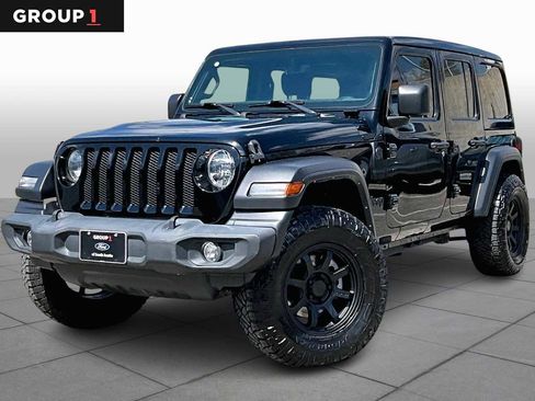 Used 2022 Jeep Wrangler Unlimited Sport w/ Sun And Sound Package AWD/4WD image 1