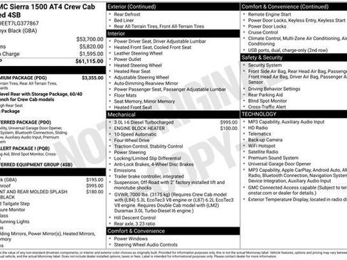 Used 2020 GMC Sierra 1500 AT4 w/ AT4 Premium Package AWD/4WD image 3