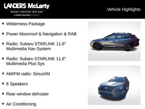 Used 2022 Subaru Outback Wilderness w/ Wilderness Package image 5