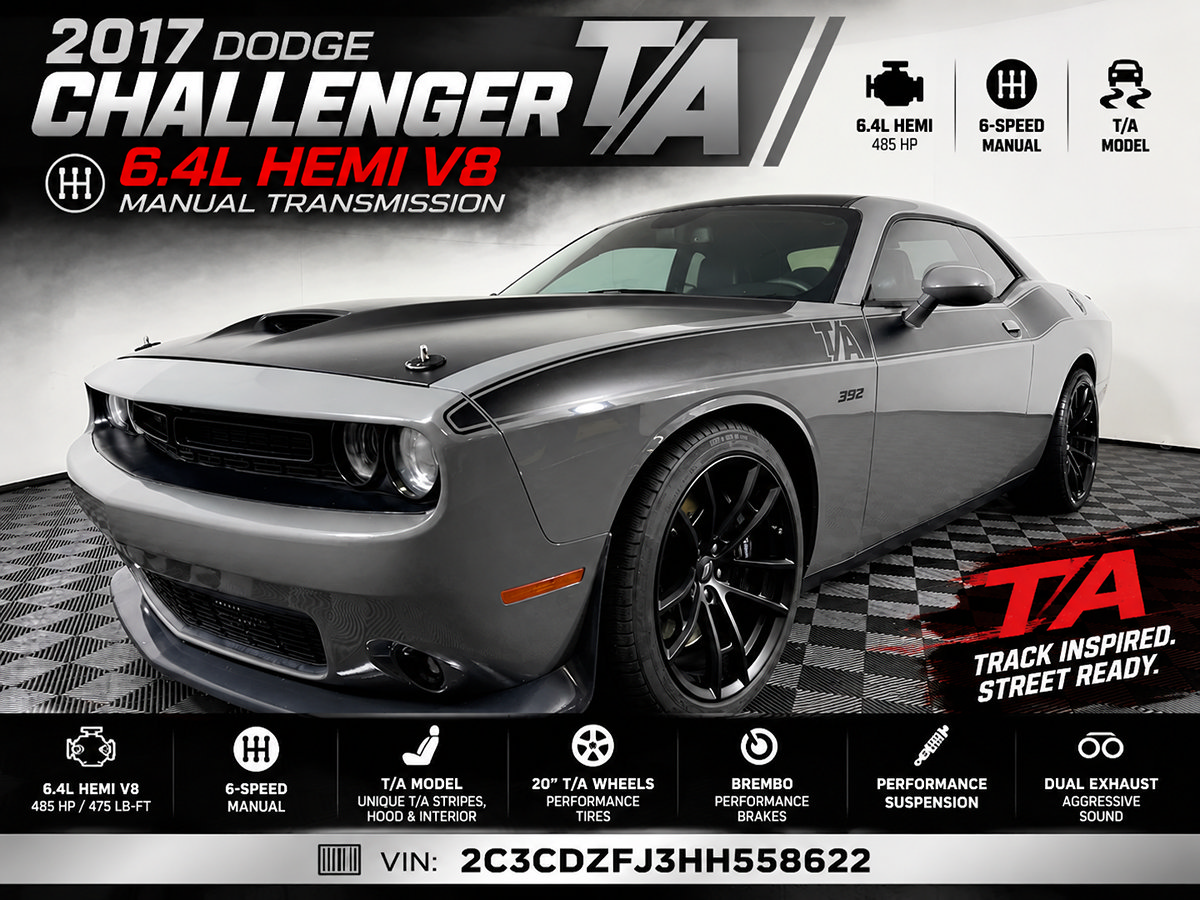 Used 2017 Dodge Challenger T/A RWD image 1