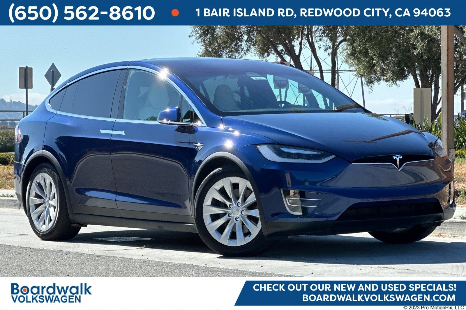 Used 2017 Tesla Model X 100D AWD/4WD image 1