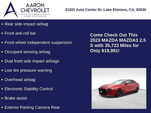 Used 2023 MAZDA MAZDA3 s image 15