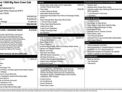 Used 2022 RAM 1500 Big Horn RWD image 6