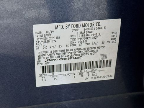 Used 2019 Ford Edge Titanium w/ Equipment Group 301A AWD/4WD image 31