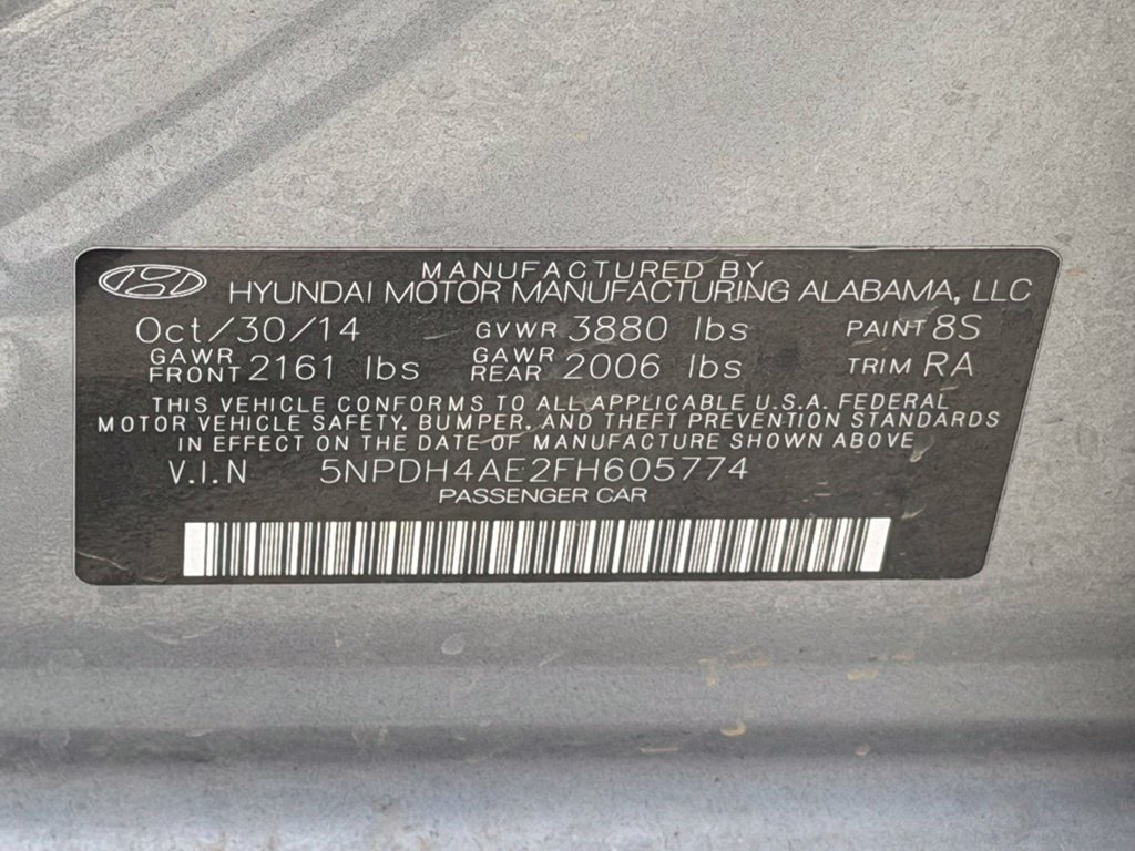 Used 2015 Hyundai Elantra SE w/ Option Group 02 FWD image 29