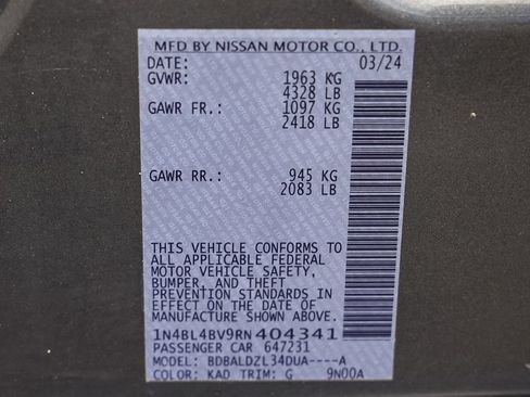 Used 2024 Nissan Altima 2.5 S FWD image 32