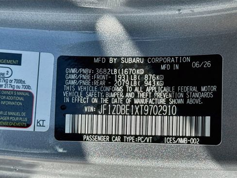 New 2026 Subaru BRZ Limited RWD image 39