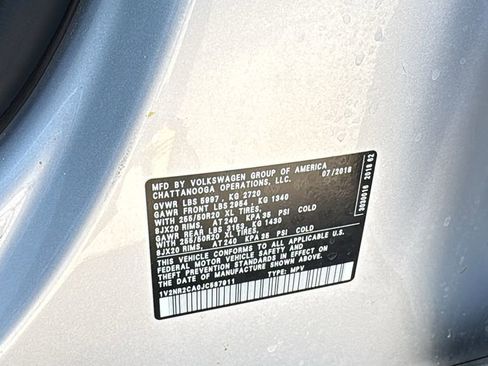 Used 2018 Volkswagen Atlas SEL Premium AWD/4WD image 19