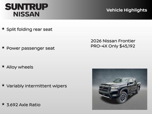 New 2026 Nissan Frontier PRO-4X w/ Pro Premium Package image 38