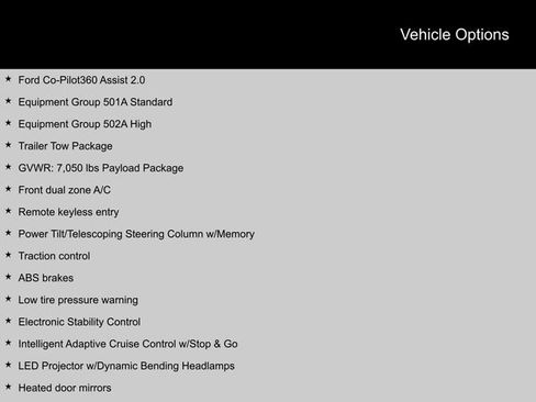 Used 2023 Ford F150 Lariat w/ Equipment Group 502A High image 2