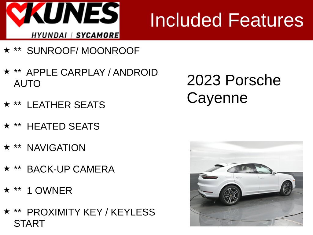 Used 2023 Porsche Cayenne Turbo AWD/4WD image 2