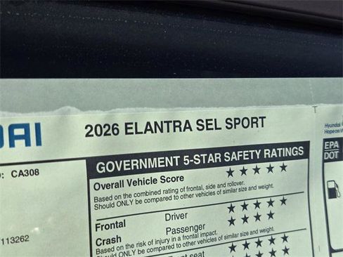 New 2026 Hyundai Elantra Sport w/ Cargo Package image 23