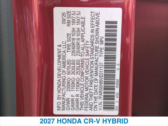 New 2027 Honda CR-V Sport-L image 26
