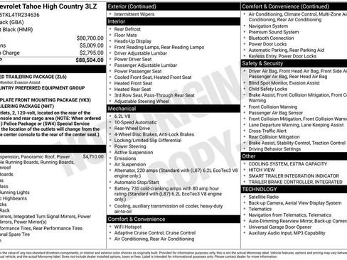 New 2026 Chevrolet Tahoe High Country RWD image 6