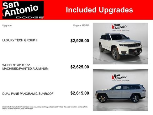 New 2025 Jeep Grand Cherokee L Limited w/ Luxury Tech Group II AWD/4WD image 6