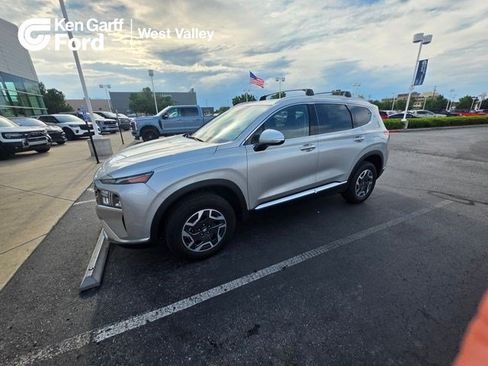 Used 2022 Hyundai Santa Fe Blue AWD/4WD image 1