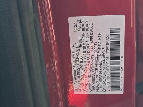 Used 2023 Honda Ridgeline RTL image 28