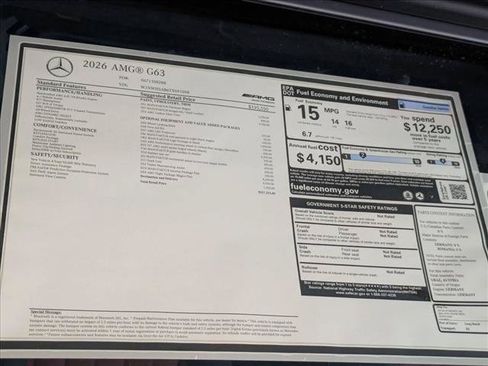 New 2026 Mercedes-Benz G 63 AMG 4MATIC image 19