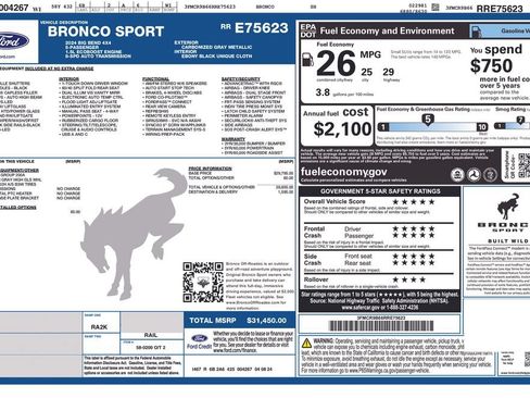 Used 2024 Ford Bronco Sport Big Bend AWD/4WD image 36