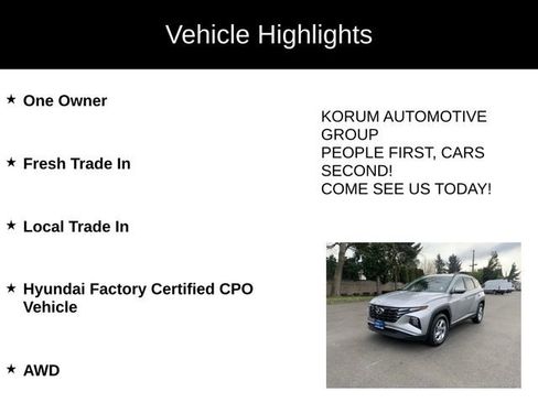 Certified 2022 Hyundai Tucson SEL image 4