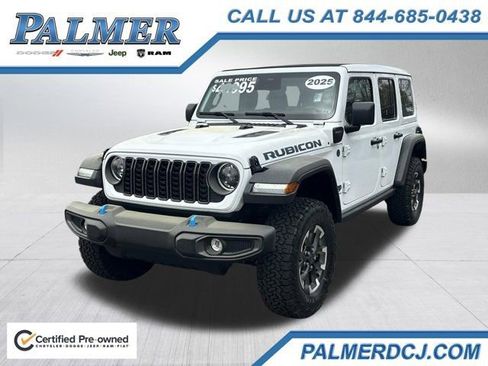Certified 2025 Jeep Wrangler Unlimited Rubicon 4xe w/ Convenience Group image 1
