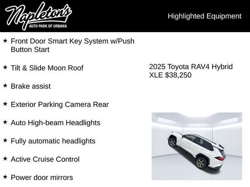 Used 2025 Toyota RAV4 XLE w/ Convenience Package AWD/4WD image 5