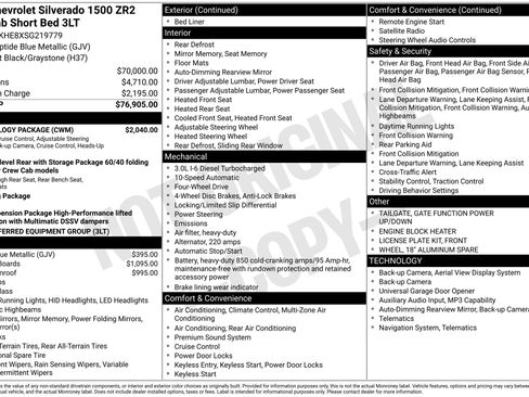 Used 2025 Chevrolet Silverado 1500 ZR2 w/ Technology Package image 47