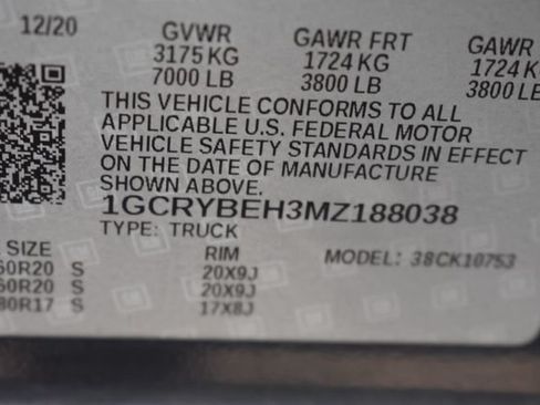 Used 2021 Chevrolet Silverado 1500 Custom AWD/4WD image 32