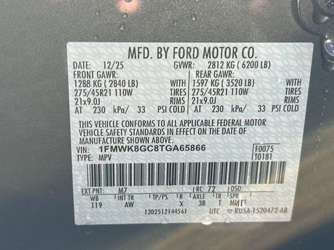 New 2026 Ford Explorer ST w/ Sun And Sound Package image 24