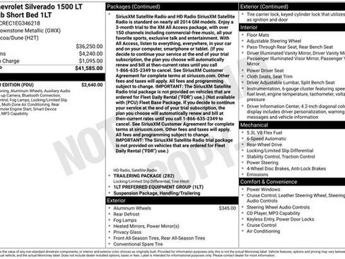 Used 2014 Chevrolet Silverado 1500 LT w/ All Star Edition image 2