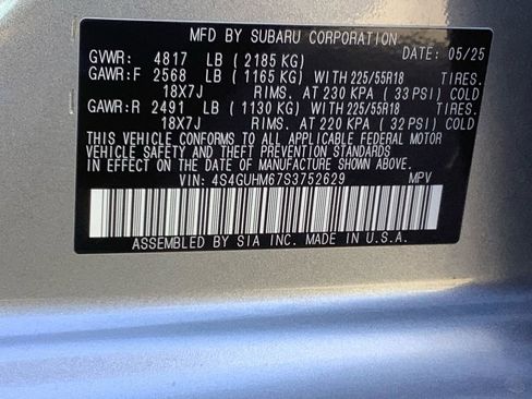 Used 2025 Subaru Crosstrek 2.5i Limited w/ Crosstrek Mirror Package image 20