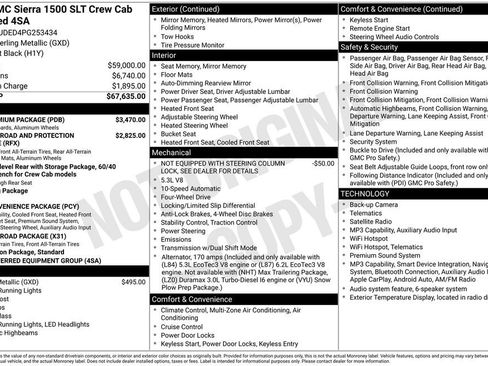 Certified 2023 GMC Sierra 1500 SLT w/ SLT Premium Package AWD/4WD image 55
