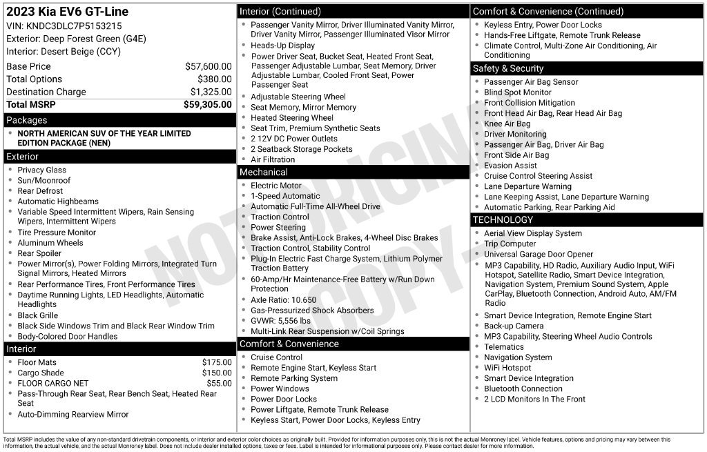 Certified 2023 Kia EV6 GT-Line AWD/4WD image 4