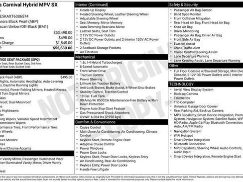 Used 2026 Kia Carnival SX Prestige FWD image 32