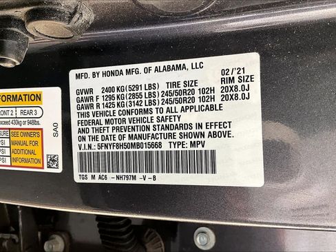 Certified 2021 Honda Passport EX-L image 35