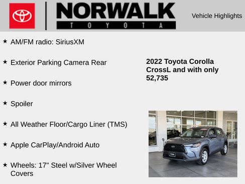 Used 2022 Toyota Corolla Cross L FWD image 10