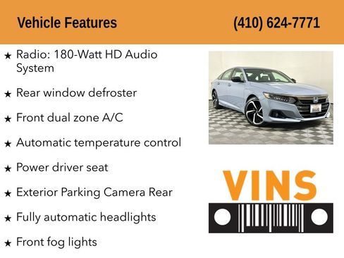 Used 2022 Honda Accord Sport image 5