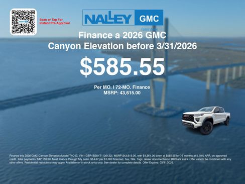 New 2026 GMC Canyon Elevation w/ Convenience Package image 7