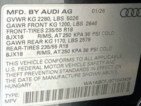 New 2026 Audi Q3 quattro 2.0T AWD/4WD image 31