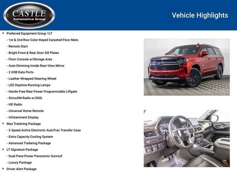 Used 2021 Chevrolet Tahoe LT w/ LT Signature Package image 8