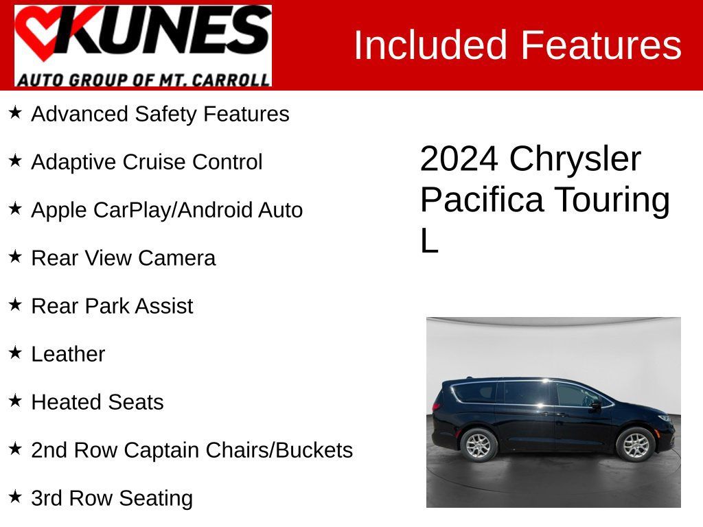 Used 2024 Chrysler Pacifica Touring-L FWD image 3