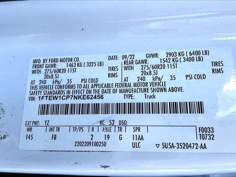 Used 2022 Ford F150 XLT w/ Equipment Group 302A High image 34