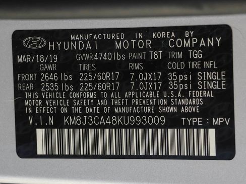 Used 2019 Hyundai Tucson Value AWD/4WD image 49