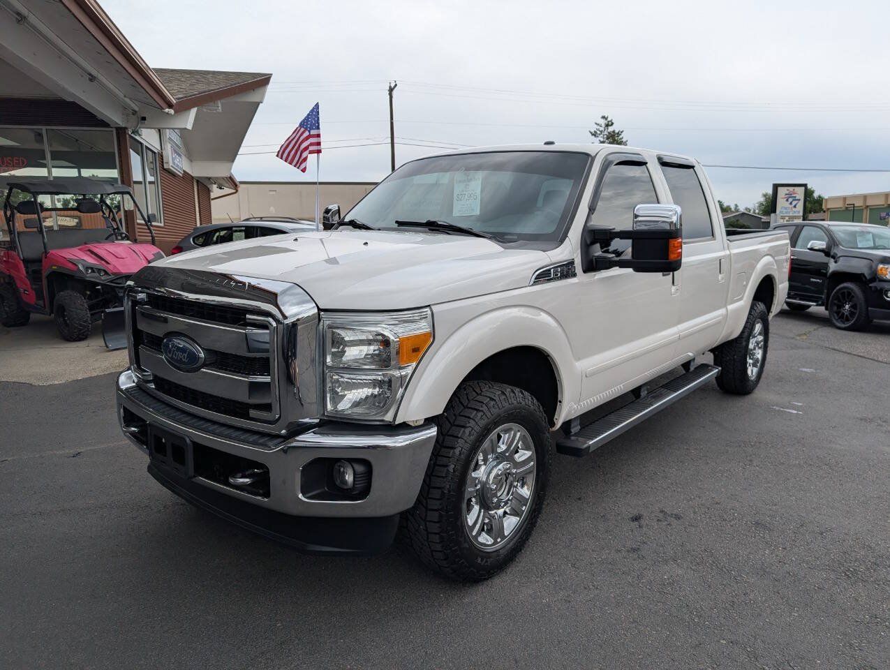 Used 2014 Ford F350 Lariat w/ Lariat Ultimate Package AWD/4WD image 3