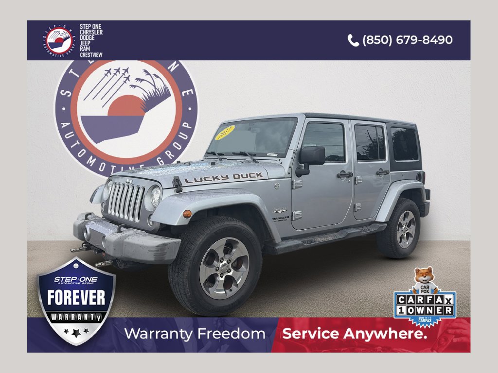 Used 2017 Jeep Wrangler Unlimited Sahara w/ Connectivity Group AWD/4WD 360° Tour