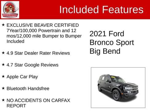 Used 2021 Ford Bronco Sport Big Bend AWD/4WD image 4