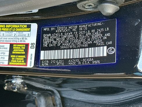 Used 2020 Lexus ES 300h w/ Premium Package FWD image 35