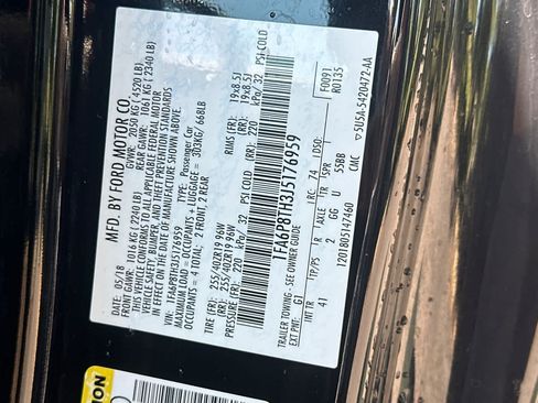 Used 2018 Ford Mustang Premium w/ Black Accent Pkg RWD image 28